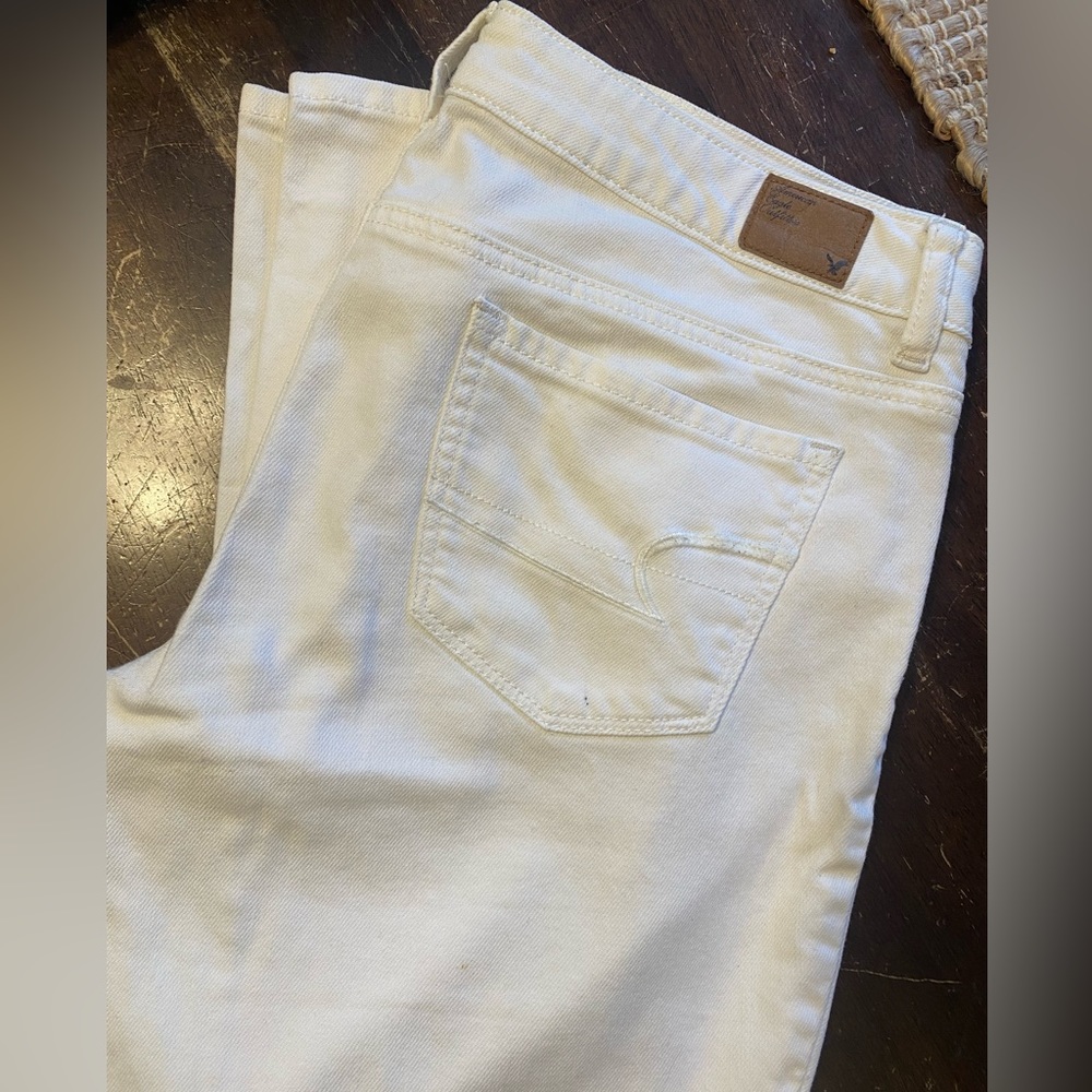 AE White Skinny Jeans